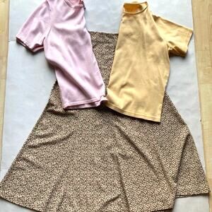 Christopher & Banks Size 10 Floral Skirt & 2 Tops - Liz Baker & Christ.&Banks